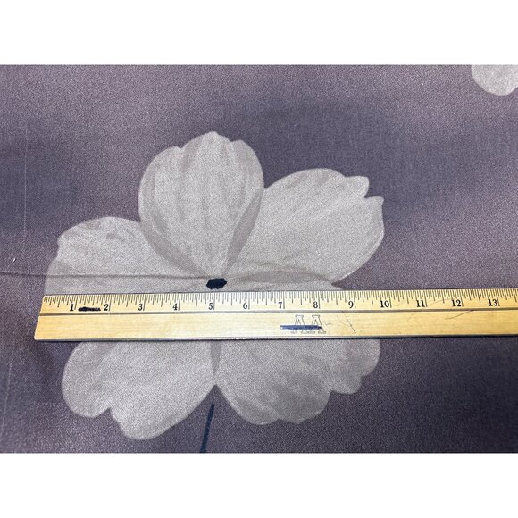 Brown & Beige Floral Upholstery Fabric 1 yard x 58 Inches - Picture 3 of 5